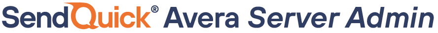 SendQuick Server Admin